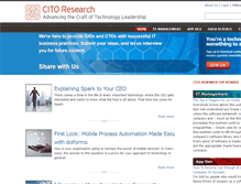 Tablet Screenshot of citoresearch.com